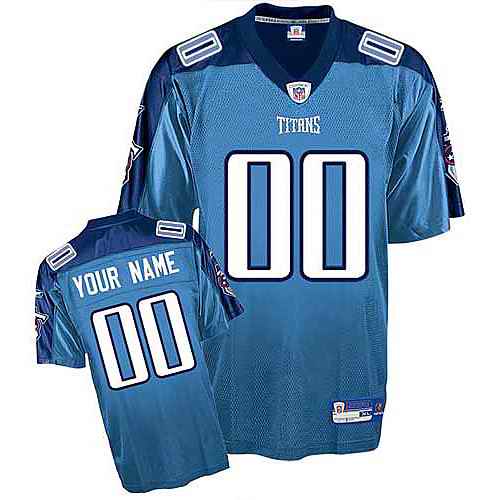 Tennessee Titans Youth Customized light blue Jersey