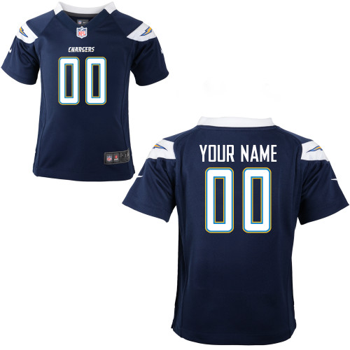 Toddler Nike San Diego Chargers Customized Game Team Color Jersey