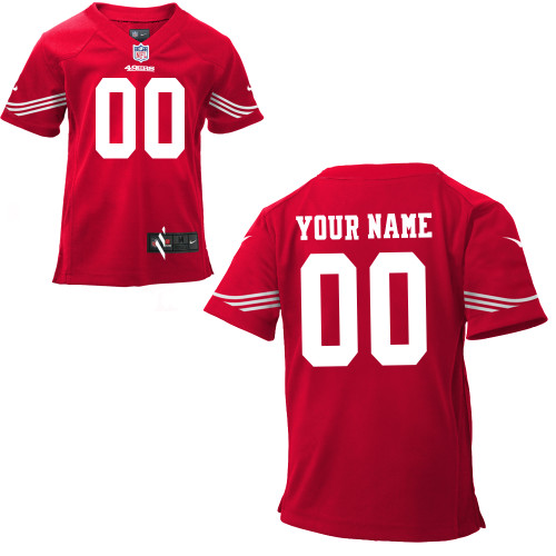 Toddler Nike San Francisco 49ers Customimzed Game Team Color Jersey