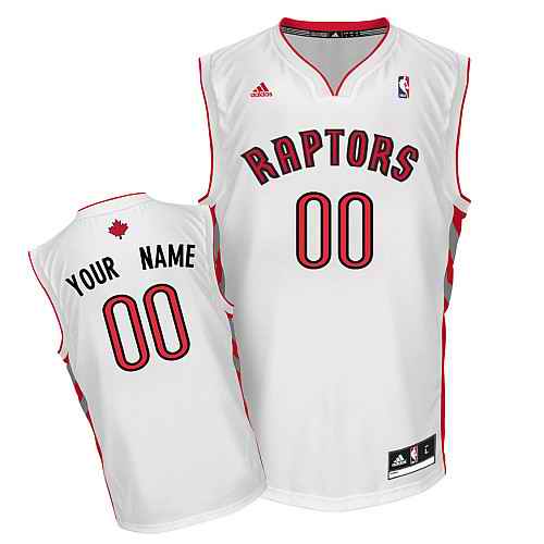Toronto Raptors New Custom white adidas Home Jersey