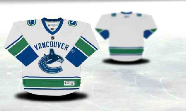 Vancouver Canucks Youth Customized White Jersey