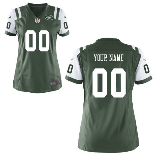 Women's Nike New York Jets Customized Game Team Color Jersey