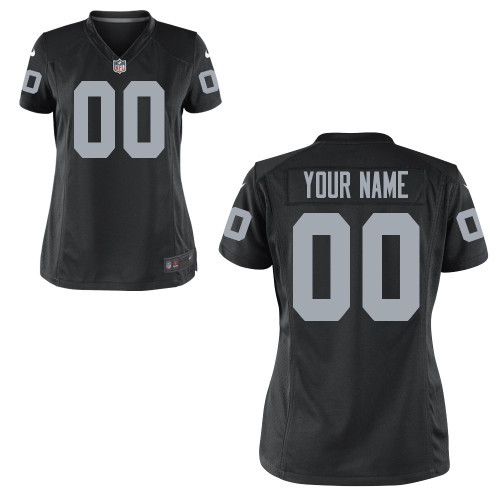 Women's Nike Oakland Raiders Customized Game Team Color Jersey