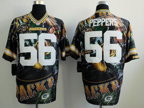 Nike Packers 56 Peppers Stitched Elite Fanatical Version Jerseys