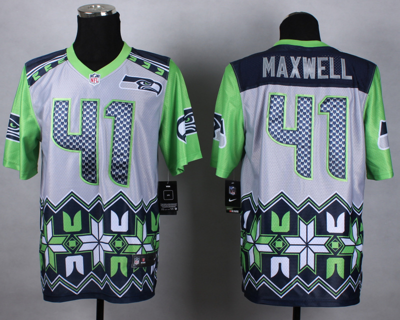 Nike Seahawks 41 Maxwell Noble Elite Jerseys