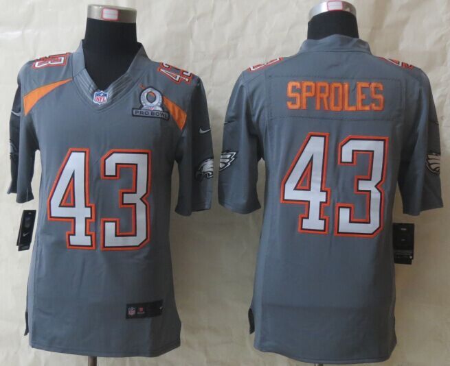 Nike Eagles 43 Sproles Grey 2015 Pro Bowl Game Jerseys