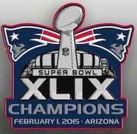 2015 Super Bowl XLIX Champions Patch