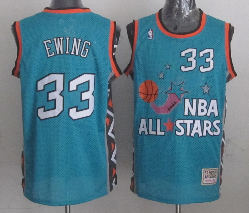 1996 All Star 33 Ewing Teal Jerseys