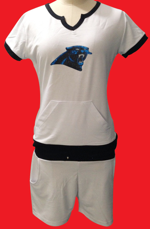 Nike Panthers White Women Sport Suits