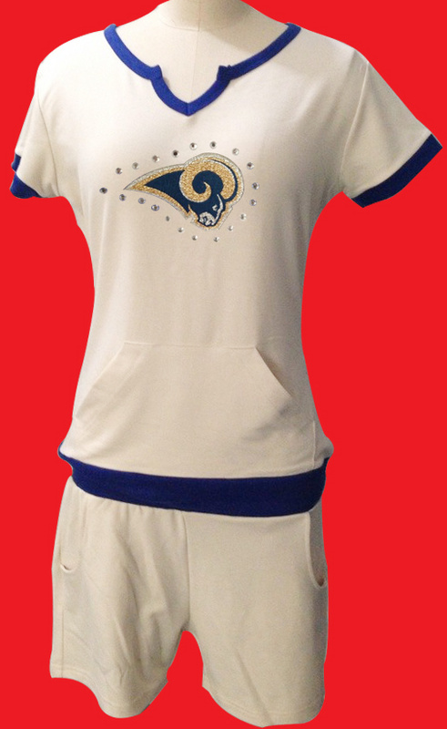 Nike Rams White Women Sport Suits