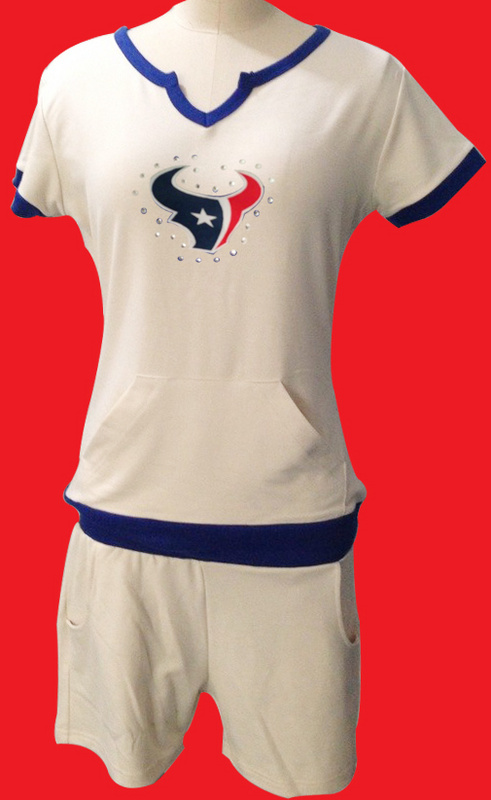 Nike Texans White Women Sport Suits