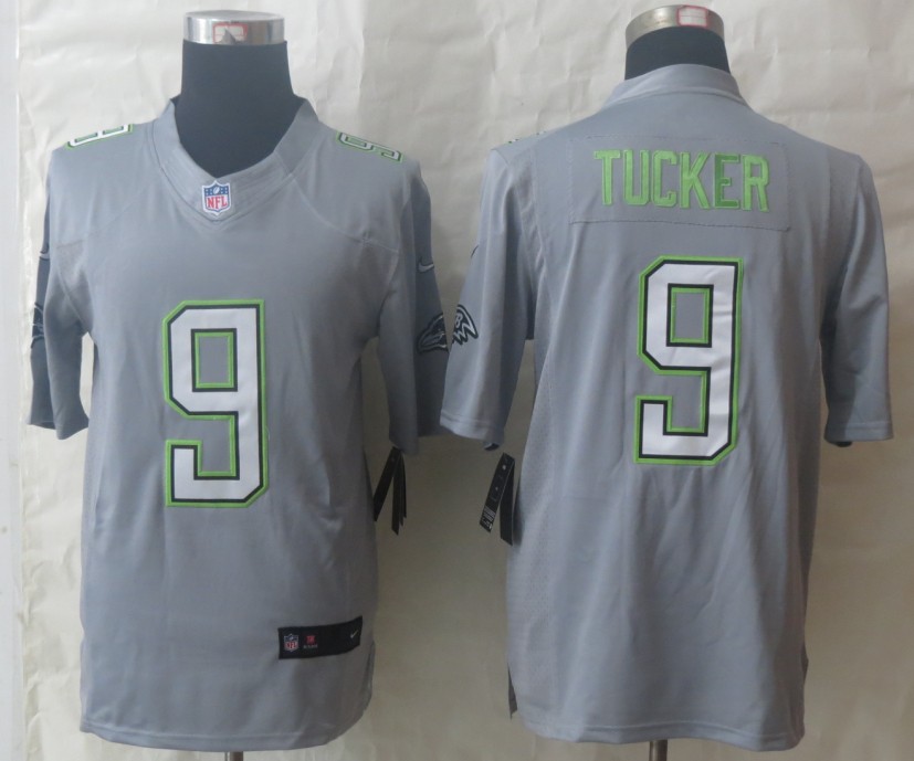 Nike Ravens 9 Tucker Grey 2014 Pro Bowl Jerseys